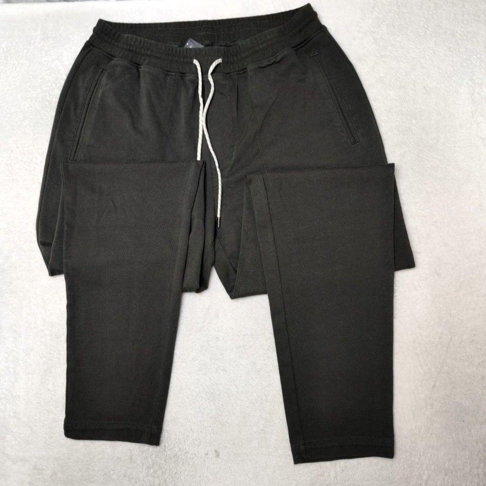 Vuori Jogger Pants Womens M Gray French Terry Boyfriend Pockets Slim Taoer V457 - Picture 3 of 13